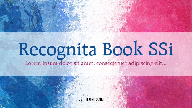 Recognita Book SSi example