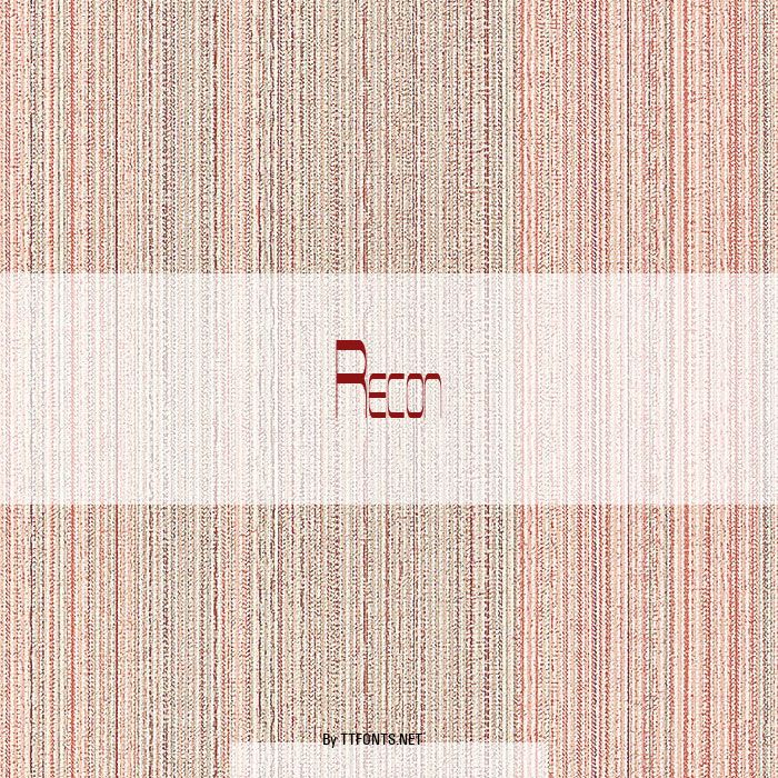 Recon example
