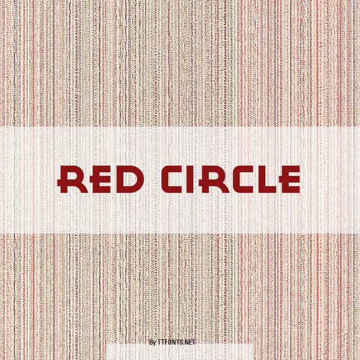 Red Circle example