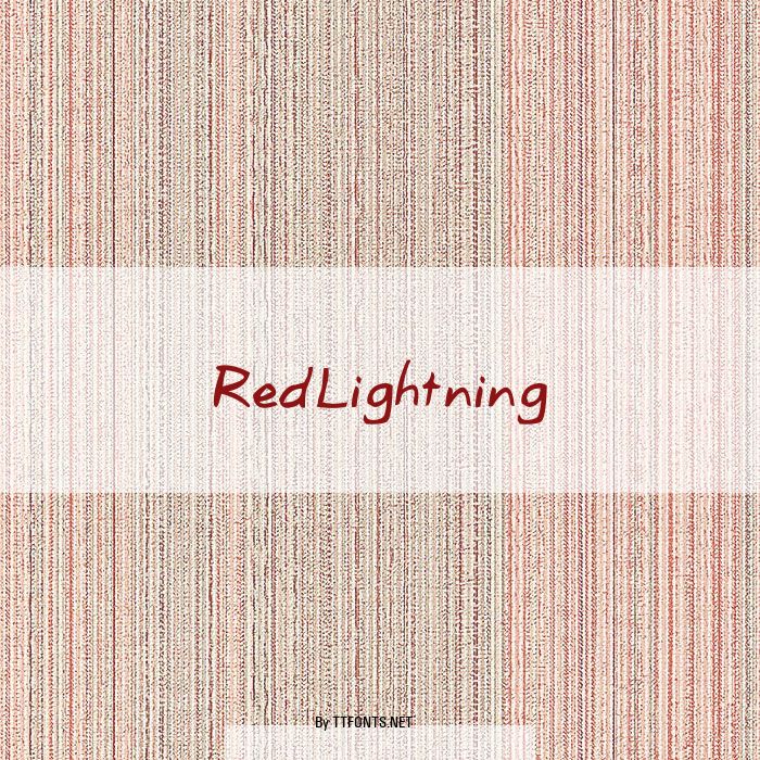 RedLightning example