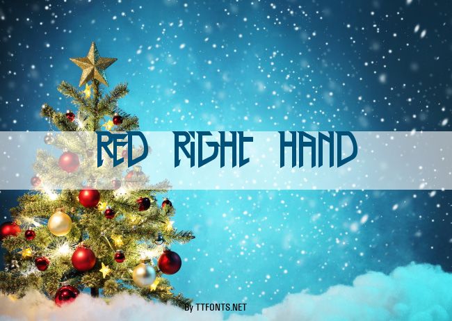 Red Right Hand example