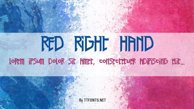 Red Right Hand example
