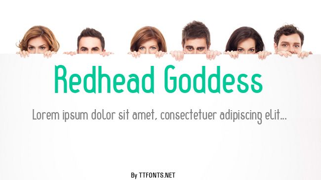 Redhead Goddess example