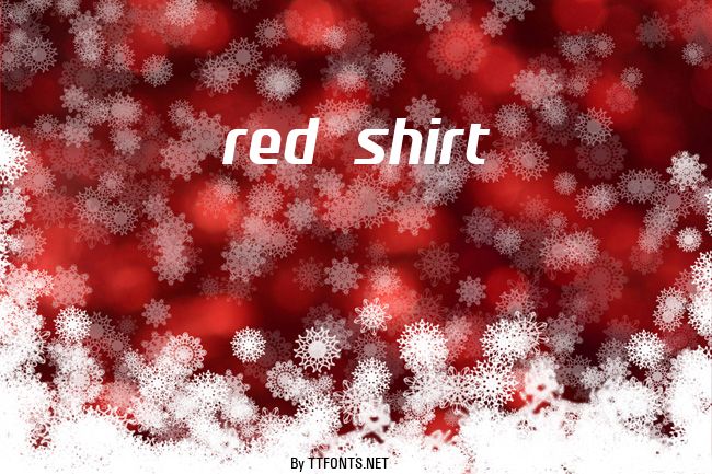 red shirt example
