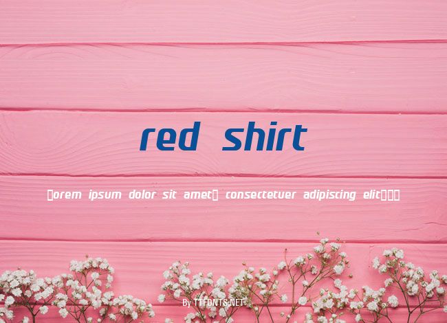 red shirt example
