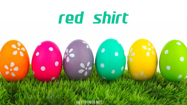 red shirt example