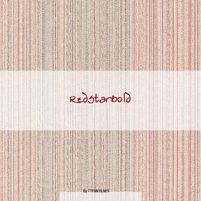 RedStarBold example