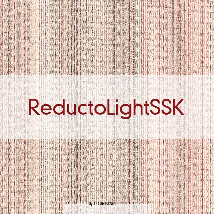 ReductoLightSSK example