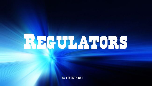 Regulators example