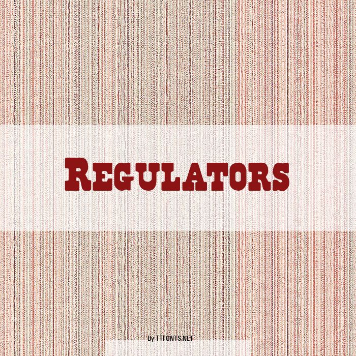 Regulators example