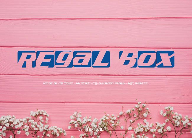 Regal box example