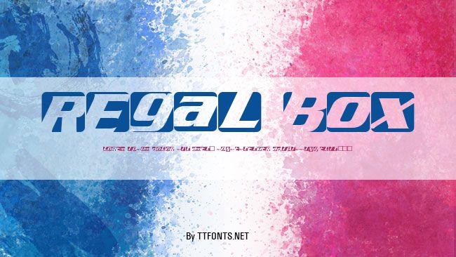 Regal box example