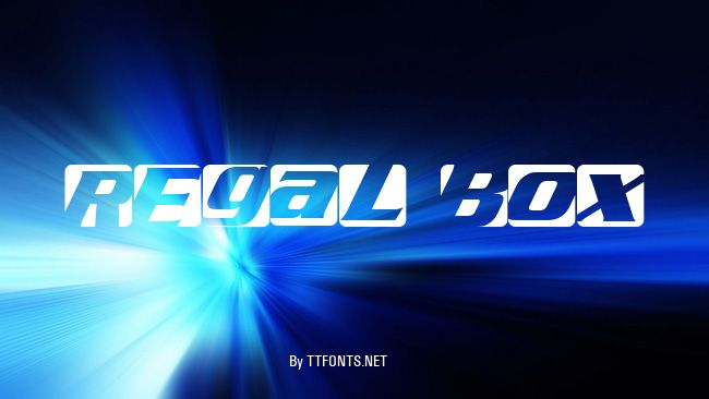 Regal box example