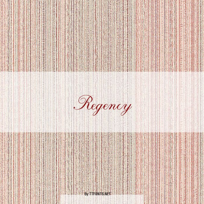 Regency example
