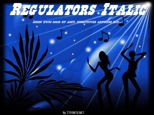 Regulators Italic example