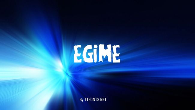 egime example