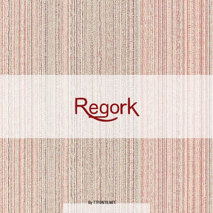 Regork example