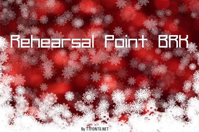 Rehearsal Point BRK example