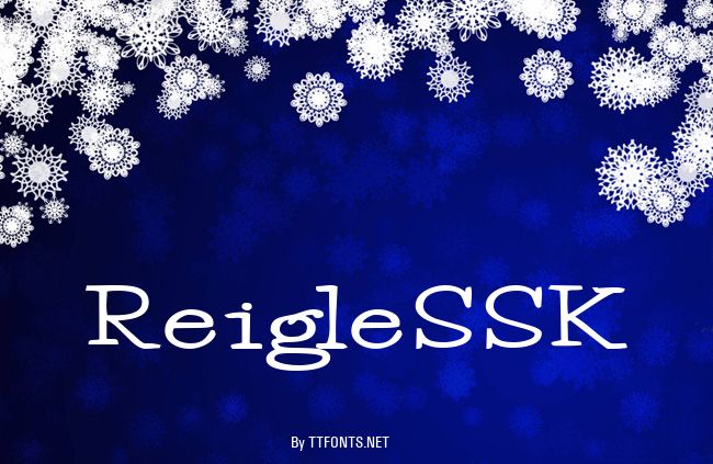 ReigleSSK example