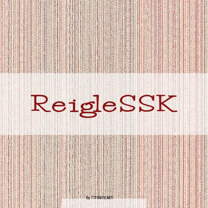 ReigleSSK example