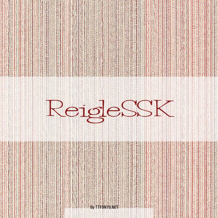 ReigleSSK example