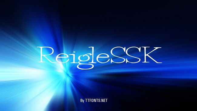 ReigleSSK example