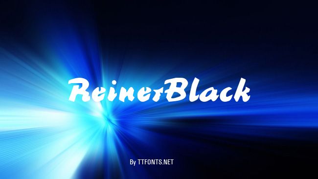 ReinerBlack example