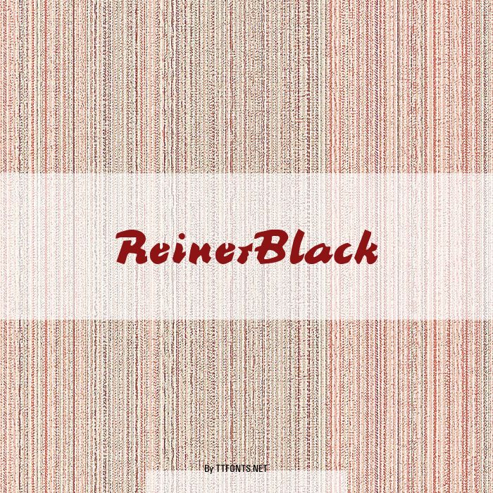 ReinerBlack example