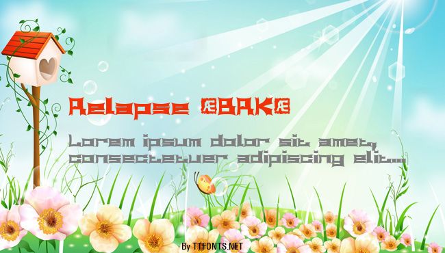 Relapse (BRK) example
