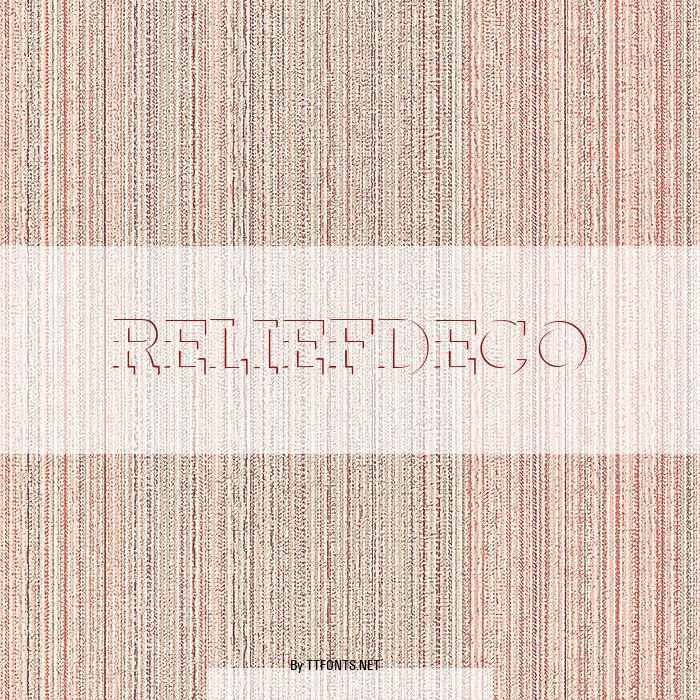 ReliefDeco example