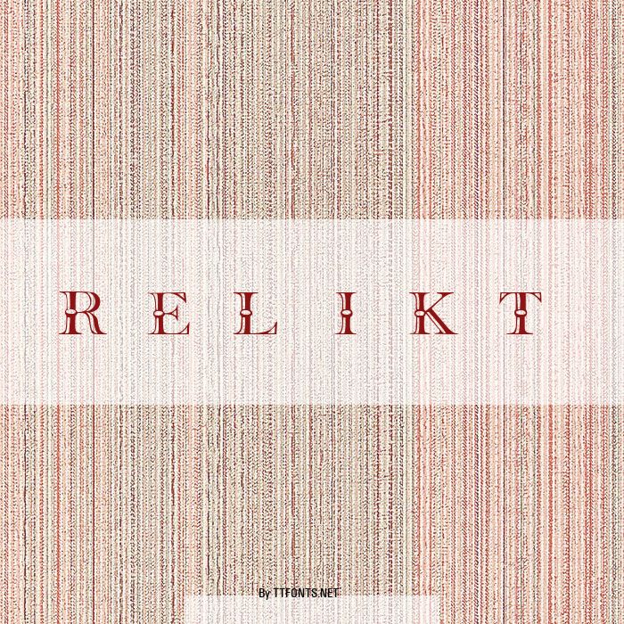 Relikt example