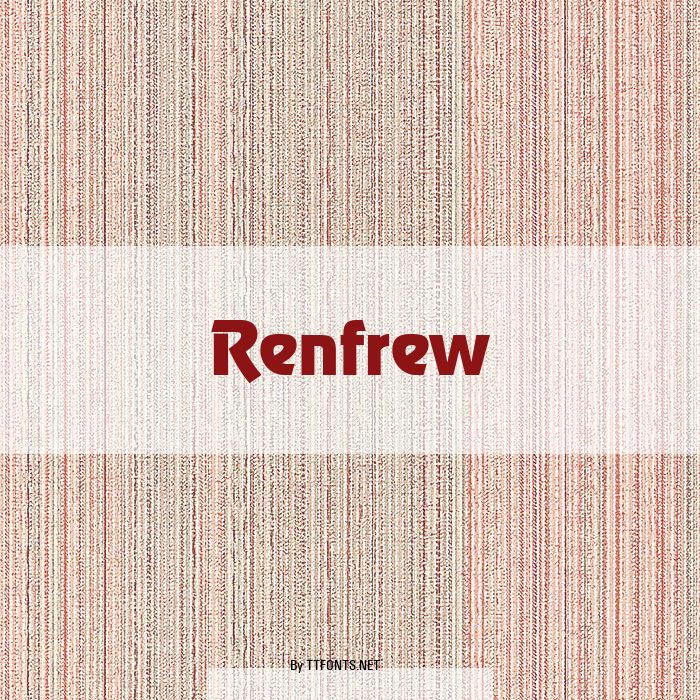 Renfrew example