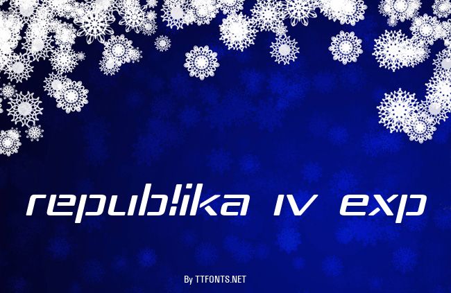 Republika IV Exp example