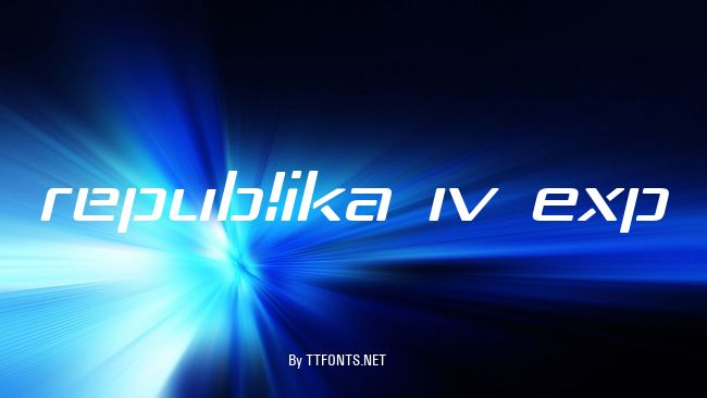 Republika IV Exp example