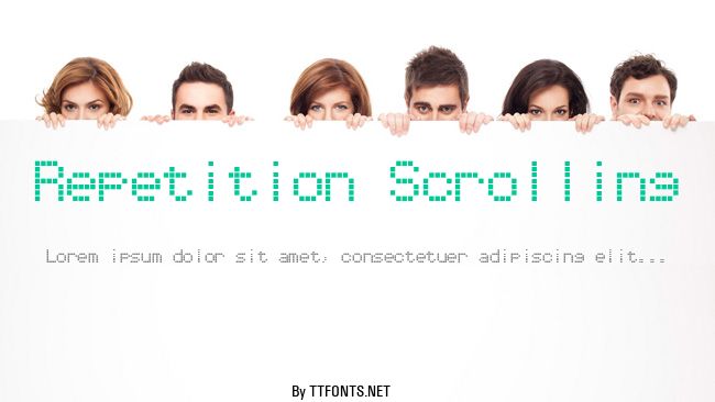Repetition Scrolling example