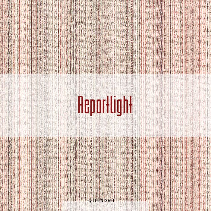 ReportLight example