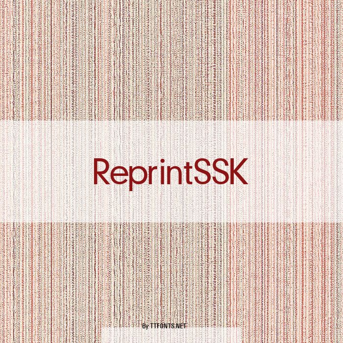 ReprintSSK example