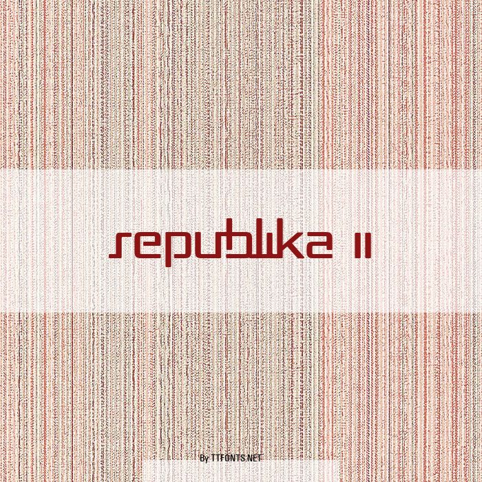 Republika II example