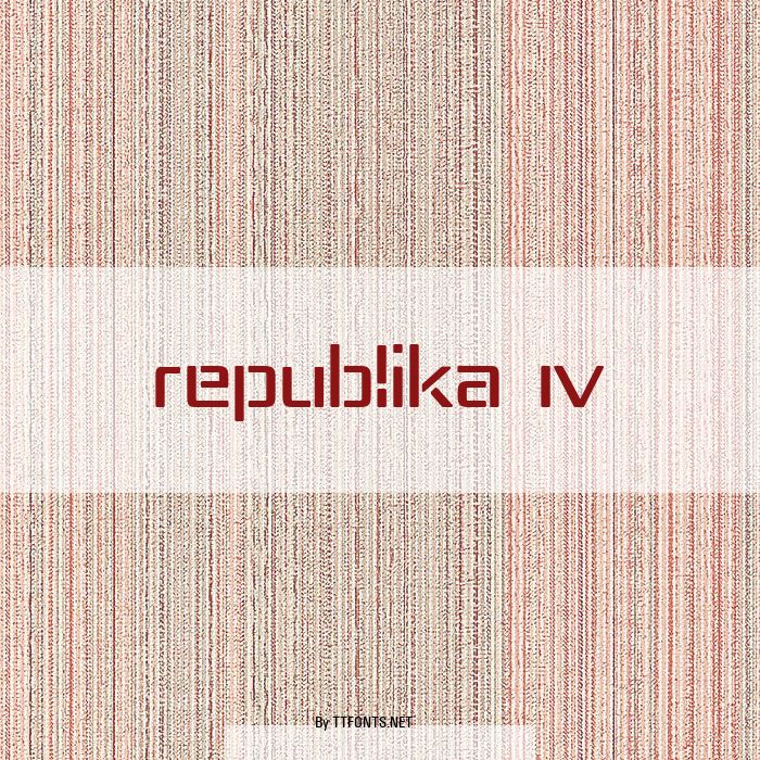 Republika IV example