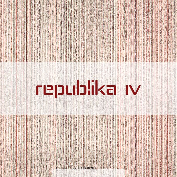 Republika IV example