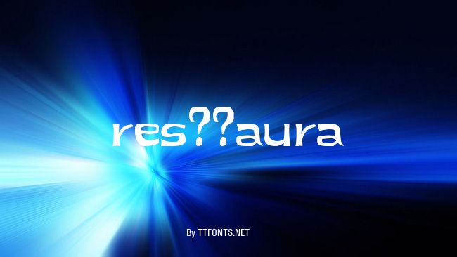 res??aura example