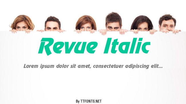 Revue Italic example