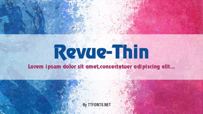 Revue-Thin example