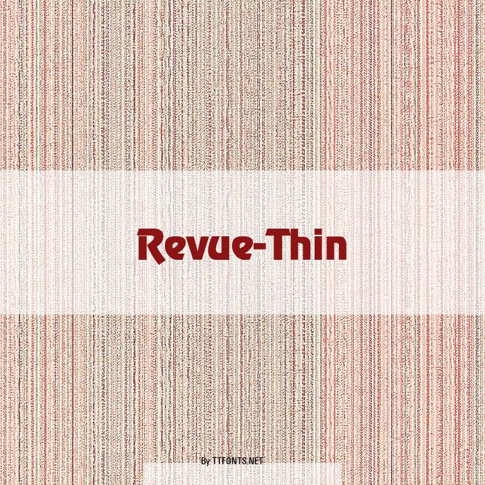 Revue-Thin example