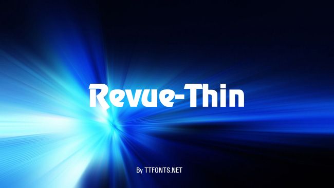 Revue-Thin example
