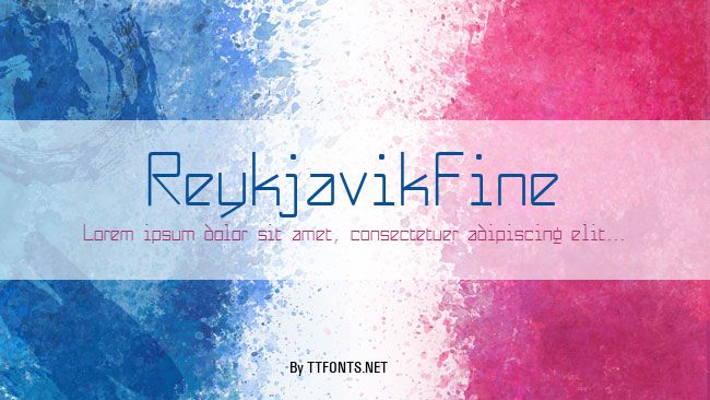 ReykjavikFine example