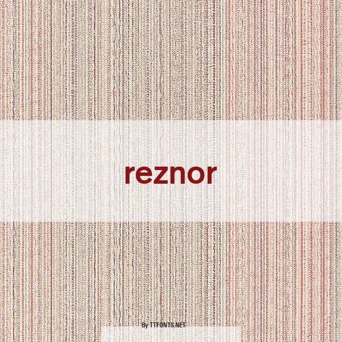 Reznor example