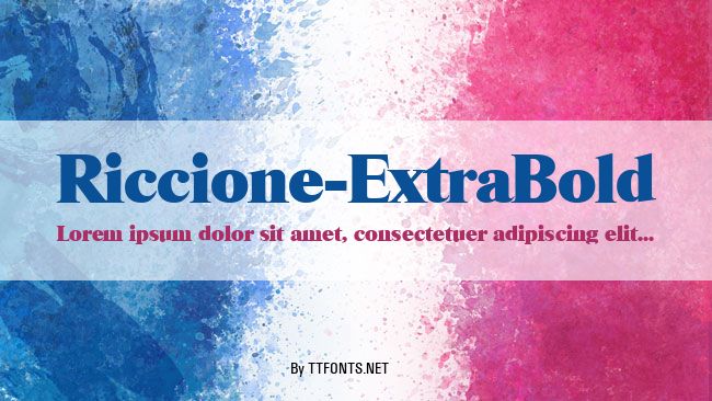 Riccione-ExtraBold example