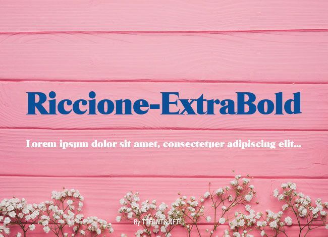 Riccione-ExtraBold example