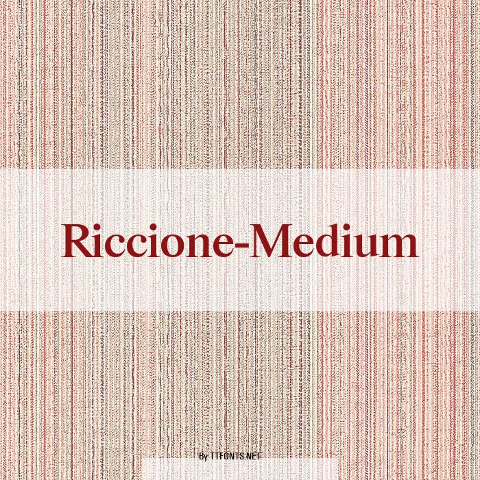 Riccione-Medium example